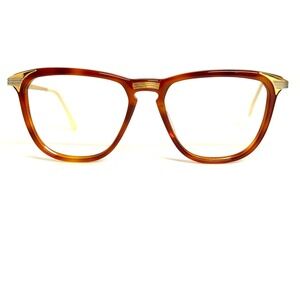 Vogart Frame Italy Mod 231 52-18 034 Tortoise Gold Eyeglass Frames Vintage